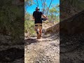 gold panning an alluvial creek