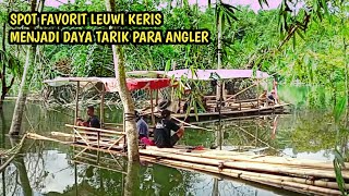 Di banjiri para Angler !! Spot leuwi keris favorit