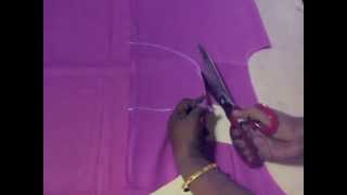 How to make Sari Blouse (cutting) Kerala STYLE How to make Sari Blouse (cutting) Kerala STYLE