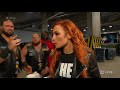 Becky Lynch downs Heavy Machinery's epic protein shake SmackDown LIVE, Jan. 15, 2019