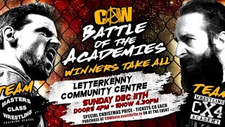 CAW Battle Of The Academies Part 1 - Dec 11th 2022 - Letterkenny, Donegal