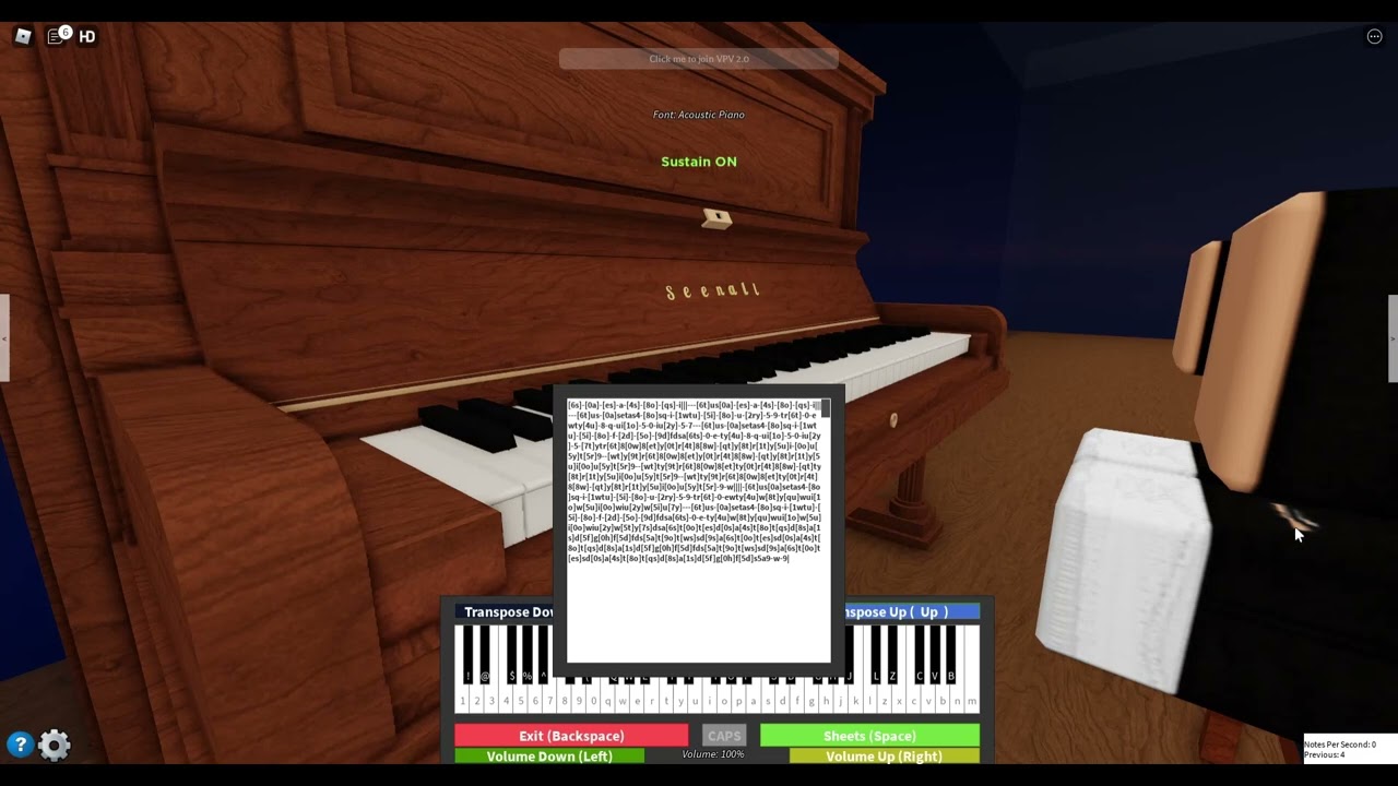 Piano Sheet Music For Roblox At Travis Munoz Blog
