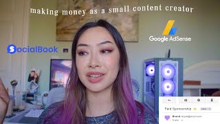 🧺 making money as a small content creator ft. SocialBook ✧ how much to charge, getting brand deals