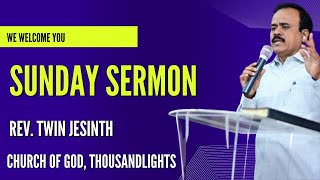 🔴 LIVE | Sunday Sermon | ஞாயிறு தேவச்செய்தி  | 02.11.2024 | Rev. Twin Jesinth