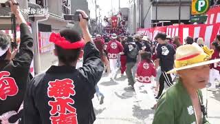 2023年9月3日岸和田だんじり祭第1回試験曳き