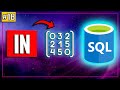 SQL IN Operator - Filter Data in a Set of Values - SQL Tutorial #18