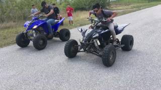 Yfz 450 vs Raptor 350