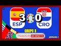 🔴ESPAÑA 3 vs CROACIA 0 [EN DIRECTO] | JORNADA 1 GRUPO B EUROCOPA ALEMANIA 2024 #euro2024