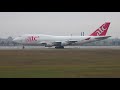 rare atc aerotranscargo boeing 747 400f er bam departure at munich airport