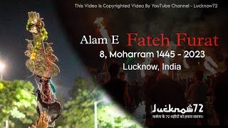 Alam E Fateh Furat Juloos | 8 Moharram 2023 | Dariya Wali Masjid To Imambada Ghufraanmaab Lucknow