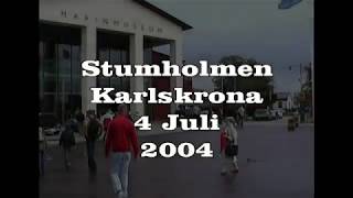 Veteranbåtar vid Stumholmen  Karlskrona 4 Juli  2004 .