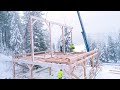 Building a Timber Frame House in 5 Days (Start to Finish)