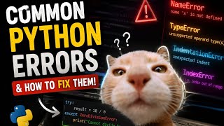 Python Errors Every Beginner Makes!!! Debug Python Like a Pro🐍