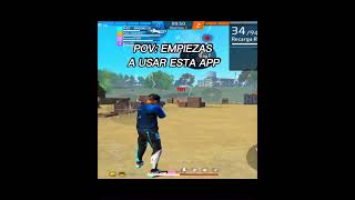 Empecé a usar esta app y di todo rojo en free fire 😳