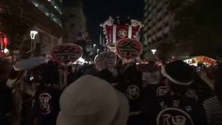 2016年　堺・開口神社　ふとん太鼓宮入⑤　大南戸川隅田（担ぎ出し）