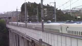 【HD】 北陸新幹線 E7系・W7系（安中榛名付近）Hokuriku Shinkansen (Annaka-Haruna Area)