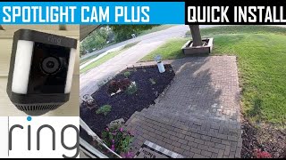 Ring Spotlight Cam Plus - Ring Camera Install  - Security Camera Install - Home Surveillance