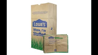 Lowe's 30 Gallon Heavy Duty Brown Paper Lawn and Refuse Bags for Home and Garden (5 Count) -Overview