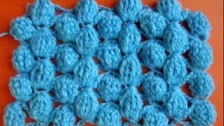 Вязание крючком - Узор 8 Шишечки - Crochet pattern