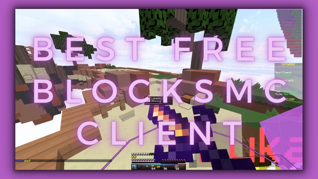 Best *FREE* BlocksMC Client! | New Config - YouTube