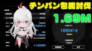 【パニグレ】チンパン包囲討伐 1.69M【Punishing: Gray Raven】