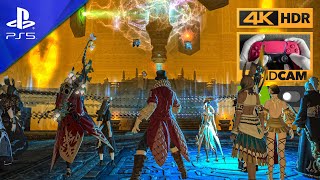 Final Fantasy 14 in 2024 ❯ PS5 Gameplay - DualSense Controller Handcam | RAID Sage - Weiser