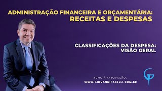 Classificações da Despesa: Visão Geral