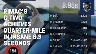 Rimac's Concept Two electric hypercar achieves quarter mile in insane 8 9 seconds | Electrek