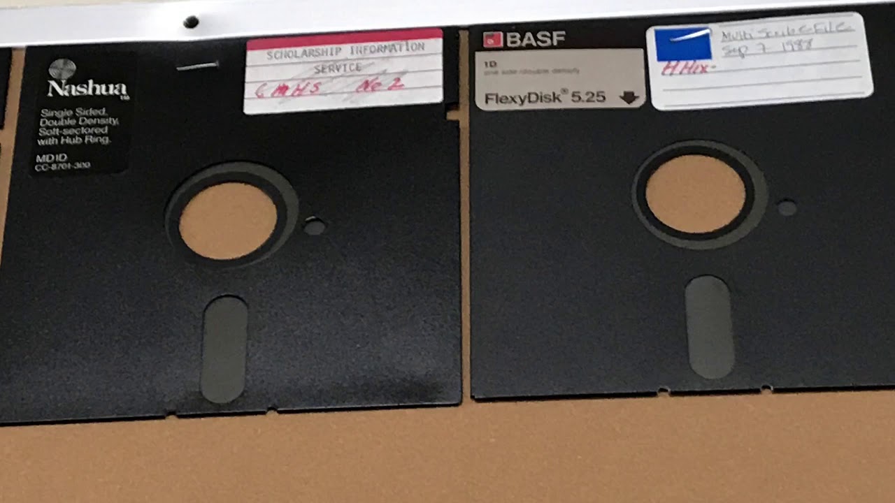 Big Floppy Disks - YouTube