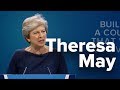 Theresa May: Speech to Conservative Party Conference 2017