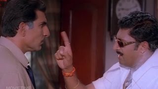 Prakash Raj Warning Mukesh Rishi Action Scene || Okkadu Movie