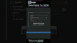 UiPath Tutorial: Convert DataTable to JSON with Inline Code | DataTable to JSON Conversion