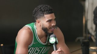 Jayson Tatum FULL 2021 Celtics Media Day Interview