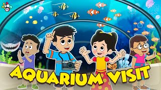 गट्टू चिंकी गए Aquarium Park | Fish Pond | Hindi Stories | हिंदी कार्टून | PunToon Kids Hindi
