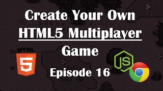 16- Making Multiplayer HTML5 Game: User Interface & Player Commands. NodeJs Tutorial Guide