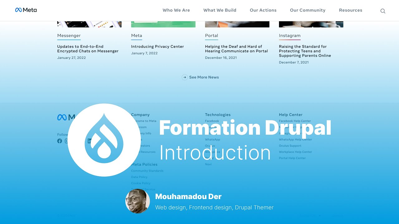 Formation Drupal Introduction Youtube