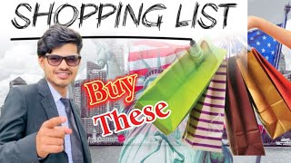 Shopping list for International students🇺🇸 | Must buy these | Basu Ad