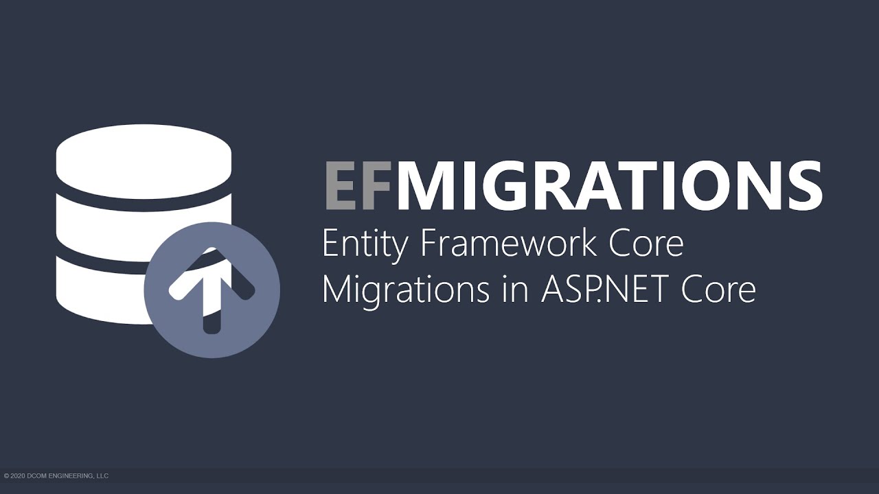 Entity Framework Core Migrations With ASP.NET Core In C# - YouTube