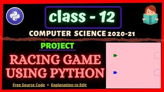 Project 2 - Turtle Racing Game Using Python with Source Code 🔥🔥 Class 12 Projects