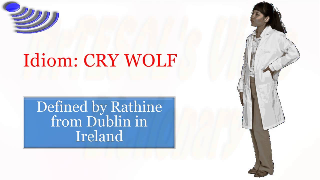 Idiom: CRY WOLF - YouTube