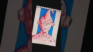 I draw majin buu today #anime #viralvideo #shorts #anime