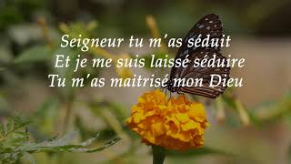 Seigneur tu m'as seduit Interpreted by Fleury Nduwayo, SJ.