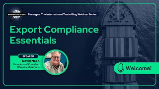 Export Compliance Essentials Webinar [2025]