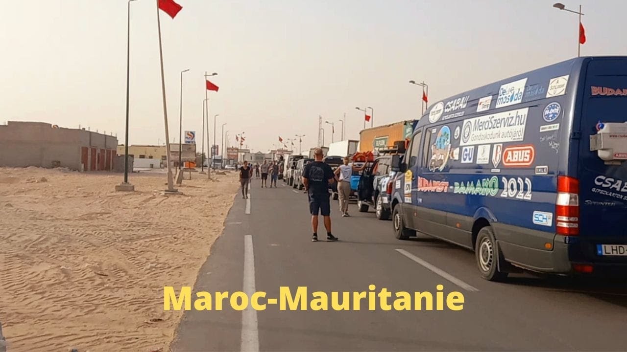 Frontière Maroc Mauritanie - YouTube