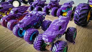 Purple Paint Monster Truck Party For Kids | Zombie Bone Shaker