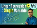 Hindi Machine Learning Tutorial 2 - Linear Regression Single Variable