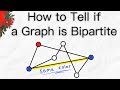 How to Tell if Graph is Bipartite (by hand) | Graph Theory