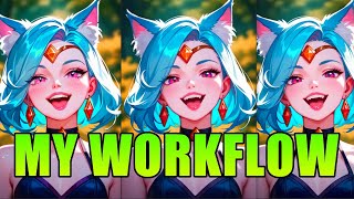 Best Practices Workflow | How to Upscale & Save Time | Edit AI Images Automatic 1111 Tutorial Guides