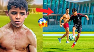 So trainiert Ronaldo seinen Sohn! Verrückter Trainingsplan von Cristiano Ronaldo jr.!