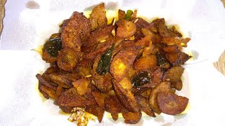 Vazhakkai varuval | Raw banana crispy fry | #Aahaacooking